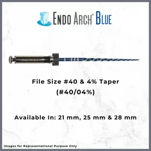 Endo Arch Blue Rotary Files
