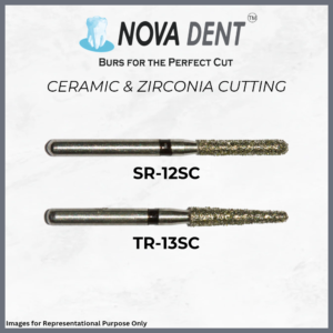 Nova Dent Ceramic and Zirconia Cutting Burs