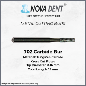 Nova Dent Metal Cutting Burs - 702