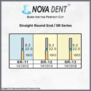 Straight Round End - SR Series Burs